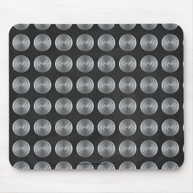 Mousepad Cobrir Manhole NYC (Frente)