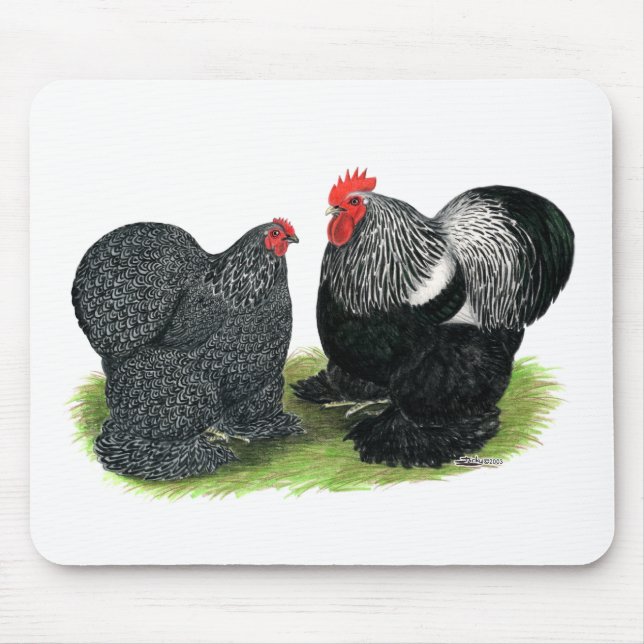 Mousepad Cochins: Pincéis de prata (Frente)