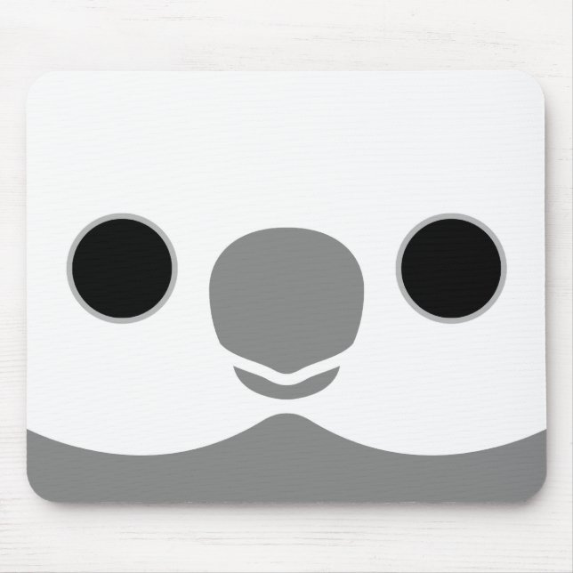 Mousepad Cockatiel do homem de Whiteface (Frente)