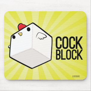 Mousepad Cockblock Mouspad