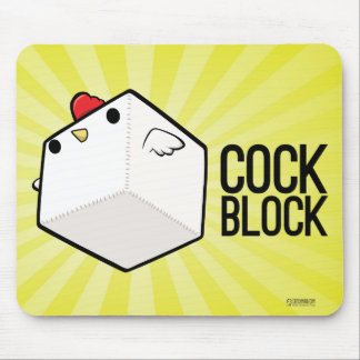 Mousepad Cockblock Mouspad