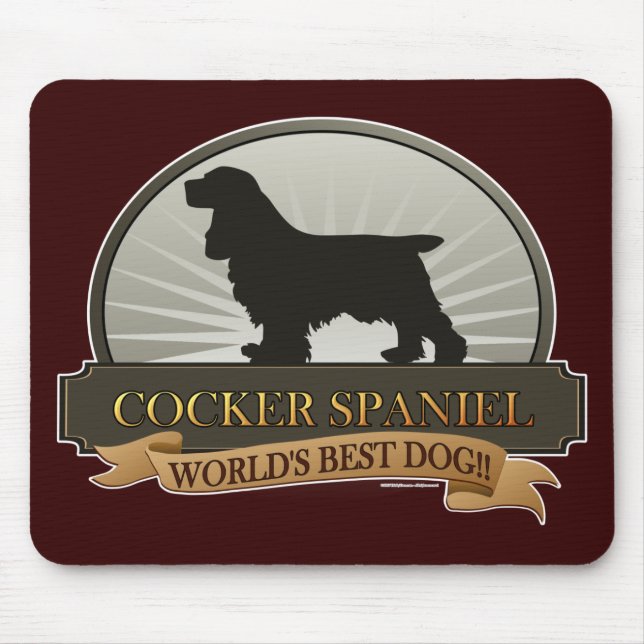 Mousepad Cocker spaniel (Frente)