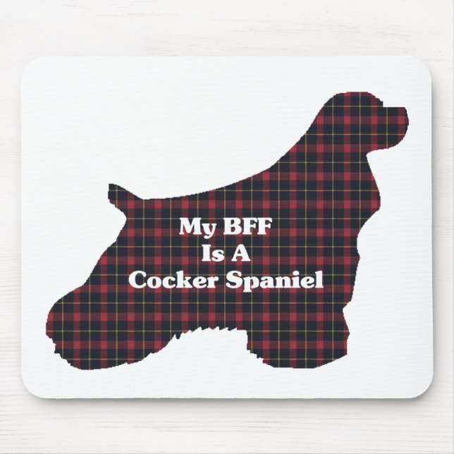 Mousepad Cocker Spaniel BFF (Frente)