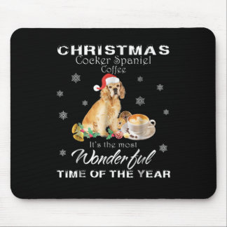Mousepad Cocker Spaniel | Café de Cocker Spaniel de Natal