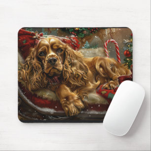 Mousepad Cocker Spaniel Cão Festivo