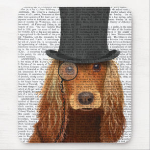 Mousepad Cocker Spaniel, Formal Hound e Chapéu