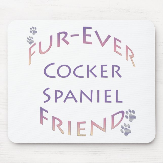 Mousepad Cocker Spaniel Fuore (Frente)