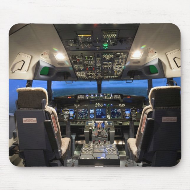 Mousepad cockpit de aeronaves de jato (Frente)