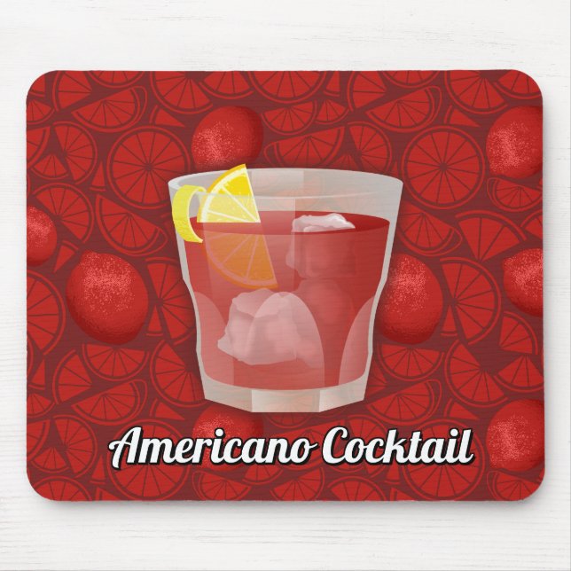 Mousepad cocktail americano (Frente)