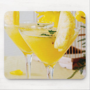 Mousepad Cocktail de Fresca de abacaxi e gengibre
