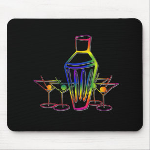Mousepad Cocktail do arco-íris