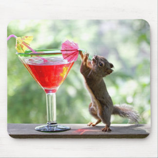 Mousepad Cocktail do bebendo do esquilo