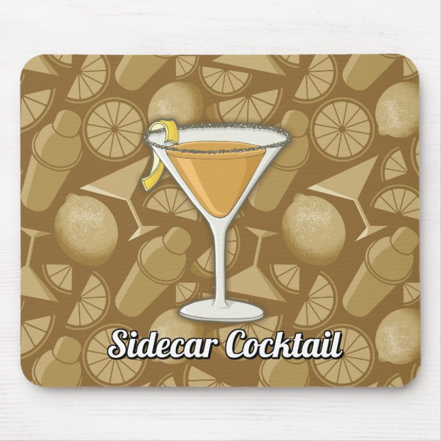 Mousepad cocktail Sidecar (Frente)
