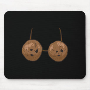 Mousepad Coco Summer Coconuts Bra Diversão Coconut