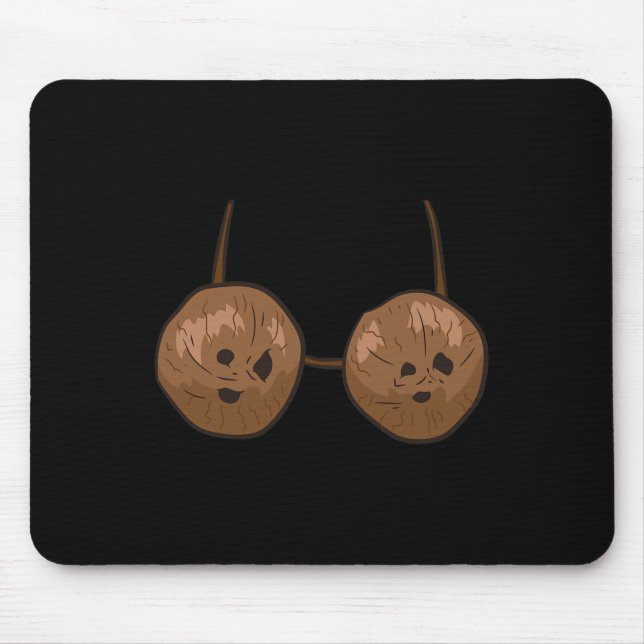 Mousepad Coco Summer Coconuts Bra Diversão Coconut (Frente)