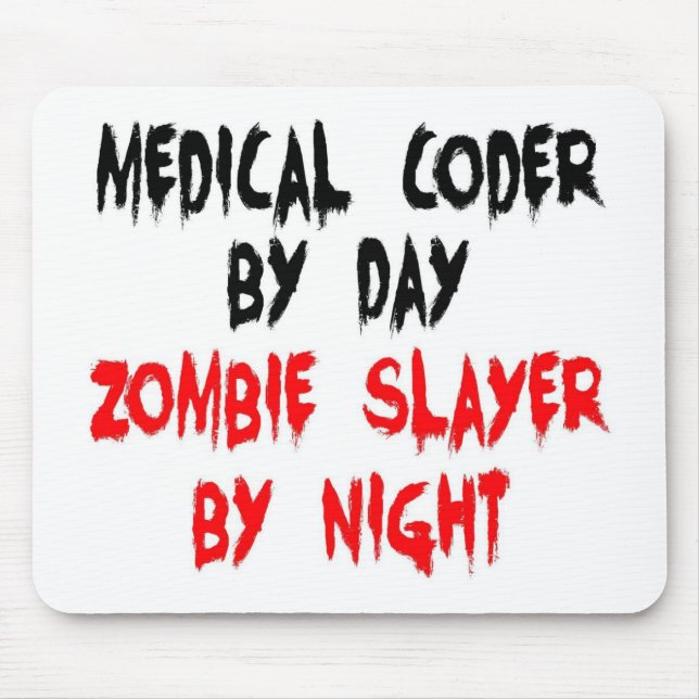 Mousepad Cód. Médico Zombie Slayer (Frente)