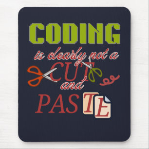 Mousepad Codificar Não é Apenas Copiar e Colar