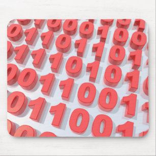Mousepad código 3D binário