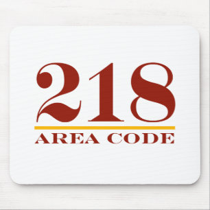 Mousepad Código de área 218