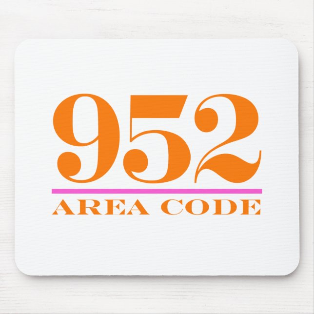 Mousepad Código de área 952 (Frente)