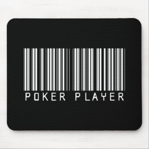 Mousepad Código de barras do jogador de póquer