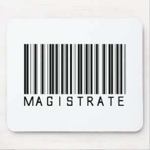Mousepad Código de barras do magistrado