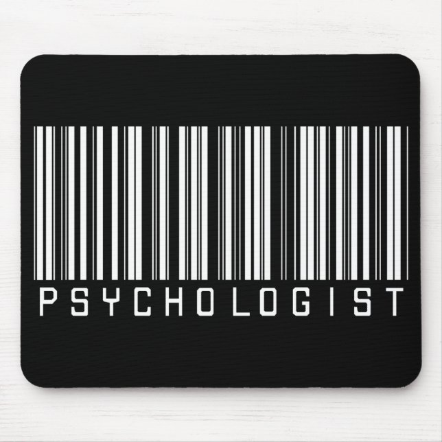 Mousepad Código de barras do psicólogo (Frente)