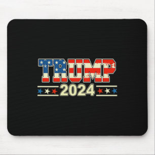 Mousepad Código de Dança do Presidente Trump Qr Engraçado (