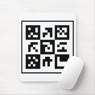 Mousepad código qr