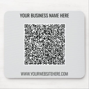 Mousepad Código QR e Texto Personalizado Personalizado Pers