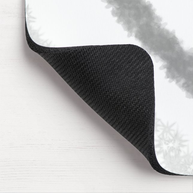 Mousepad Código QR personalizado simples adicione seu nome  (Canto)