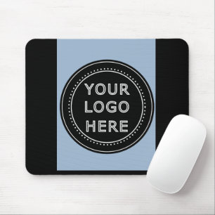Mousepad Código QR preto elegante e elegante