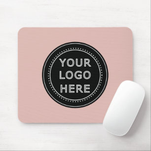 Mousepad Código QR preto elegante e elegante