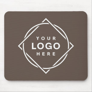 Mousepad Código QR preto elegante e elegante