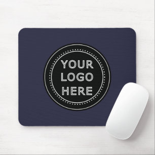 Mousepad Código QR preto elegante e elegante