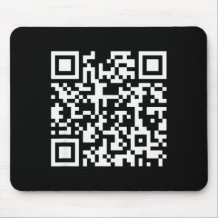 Mousepad Códigos QR engraçados Não seja uma pequena Btch di