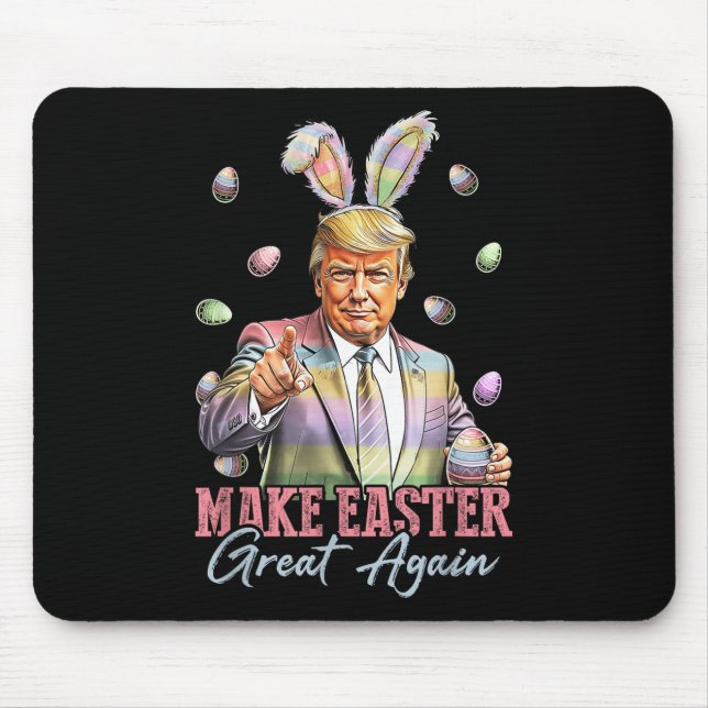 Mousepad Coelhinho Engraçado Faz Excelente De Páscoa Novame (Frente)
