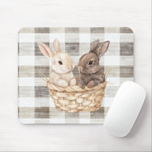Mousepad Coelhinhos em uma cesta