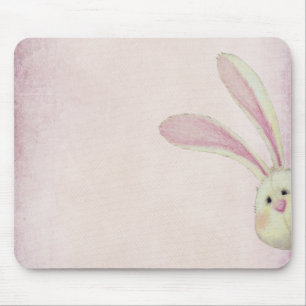 Mousepad coelho a rosa