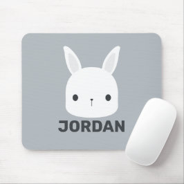 Mousepad Coelho Bonito com Nome Personalizado