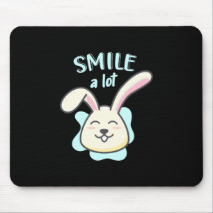Mousepad Coelho Bonito Sorri Muito