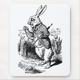 Mousepad Coelho branco - Alice no país das maravilhas