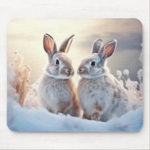 Mousepad Coelho Coelho Animais Selvagem Selvagem Selvagem