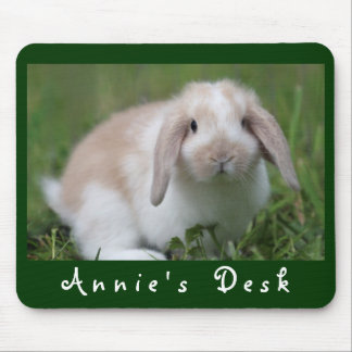 Mousepad Coelho customizável de Holland Lop