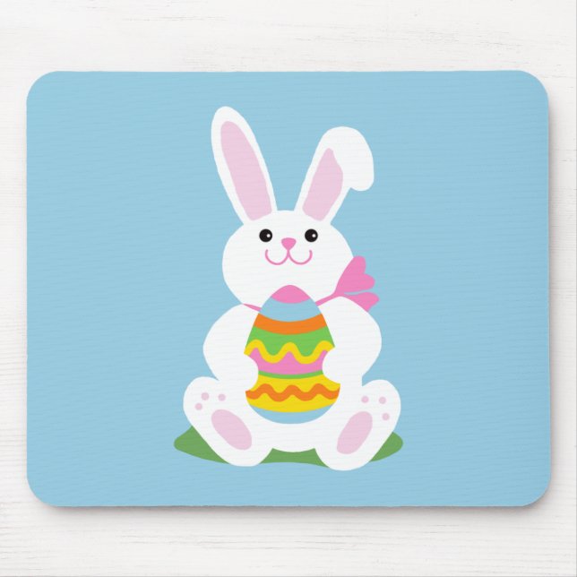 Mousepad Coelho da Páscoa ~ Ovo de Páscoa (Frente)