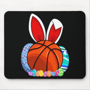 Mousepad Coelho de Páscoa de Basquetebol Masculino