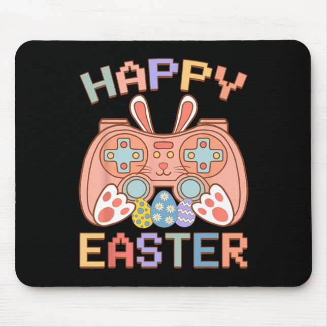 Mousepad Coelho de Páscoa de Video Game Controle de Jogos G (Frente)