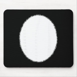 Mousepad Coelho de Páscoa Rosa Coelho de Pelúcia Branco Bar