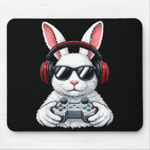 Mousepad Coelho de Páscoa Video Game Ovos Caça Jogo Kiver M