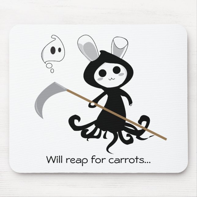 Mousepad Coelho desagradável (Frente)